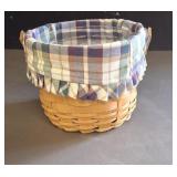 Longaberger  basket 6 and a 1/2 inches round.