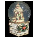 Musical Snowglobe Santa