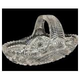 Heavy Crystal Basket.
