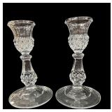 Heavy Crystal Candle Sticks