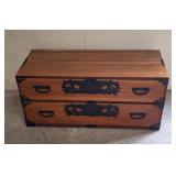 Two drawer low boy chest