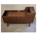 Antique baby bed