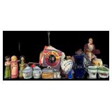 Cobalt Blue Vase, 45 RPM Records & More