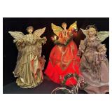 (3) Beautiful Christmas Tree Toppers