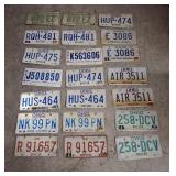 Box of license plates
