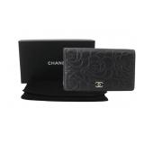 Chanel Camellia Long Wallet