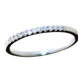 10kt White Gold 1/4 ct Diamond Wedding Band