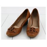 Tory Burch Miller Leather Wedge Size 6