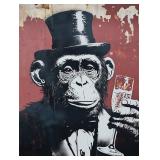 Too Much Monkey Business Canvas by King Kromatik