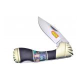 Buffalo Horn Abalone Choctaw Knife
