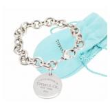 Tiffany & Co. Return to Tiffany Round Tag Bracelet