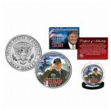 Donald Trump Aboard the USS Navy Ship Coin