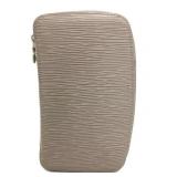 LOUIS VUITTON BEIGE EPI LEATHER ZIPPY LONG WALLET