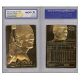 23K Gold Michael Jordan Fleer Showcase Card