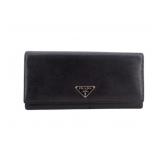 Prada Black Long Wallet