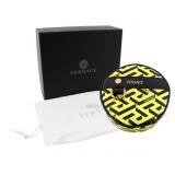 Versace La Greca Round Pouch Yellow