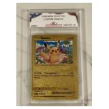 Pokï¿½mon Gold Pikachu Card