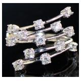18kt White Gold 1.00 ct Natural Diamond Ring
