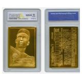 1996 Topps 23K Gold Mickey Mantle Card