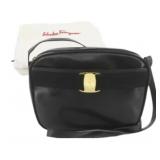 Ferragamo Black Shoulder Bag