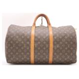Louis Vuitton Monogram Keepall 50 Boston Bag