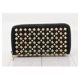 Christian Louboutin Leather Spike Panettone Wallet