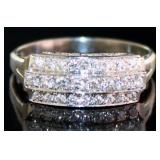 Platinum Brilliant Natural VS Diamond Ring