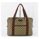 Gucci GG Canvas Sherry Line Shoulder Bag
