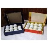 2 Boxes of golf balls 23 all Together