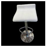 White  & Chrome Barstools w
