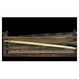 Old Time Curtain Rod Adv Display by James  Boyle