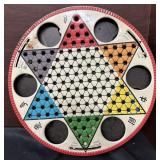 Old Metal Chinese Checkers Game w