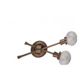 Patriot Lighting Golden Finsh 2 Light Wall Sconce