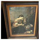 Framed The Little Fruit Seller Art