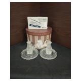 AM /FM Radio Alarm Clock Crystal Salt And Pepper