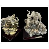 Decamped Elephant Statues (2)