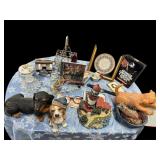 Estate Collection:Lighthouse & Dog Statue,