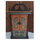 Primitave Hand Painted Jewelry Box