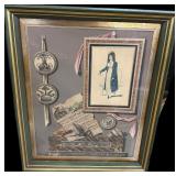 Framed Collage of Victorian Memories