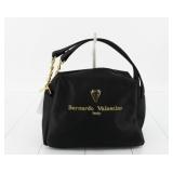 Bernardo Valentino V Logo Nylon Chain Handbag