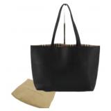 Burberry Leather Embossed Tote Bag
