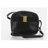 Ferragamo Leather Vara Shoulder Bag