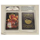 Pokï¿½mon Black Foil Custom Charizard Card