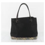 Burberry Blue Label Nova Check Nylon Tote Bag