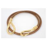 Hermes Jumbo Leather Bracelet