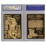 1995 Emmitt Smith Cowboys 23K Gold Card
