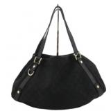 Gucci Black Monogram Tote Handbag