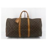 Louis Vuitton Monogram Keepall 55 Boston Bag