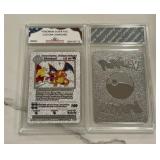 Pokï¿½mon Silver Foil Custom Charizard Card