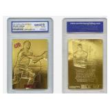 23K Gold Michael Jordan Fleer Ultra Card